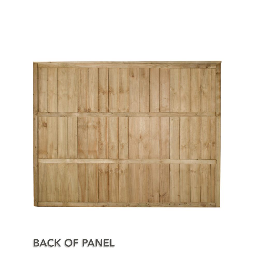 Forest Garden 6ft x 5ft Pressure Treated Closeboard Fence Panel – Pack of 5 5013053167809 2